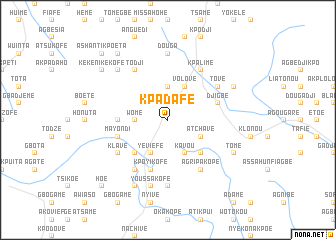 map of Kpadafé