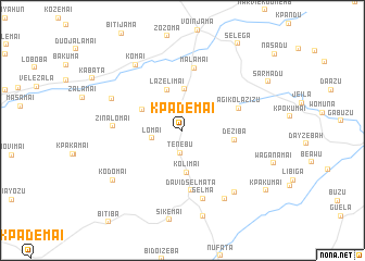 map of Kpademai