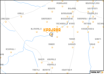 map of Kpajaba