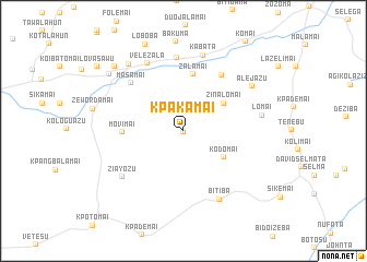 map of Kpakamai