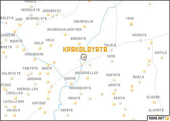 map of Kpakoloyata