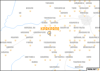 map of Kpakpané