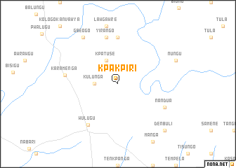 map of Kpakpiri