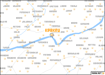 map of Kpakru