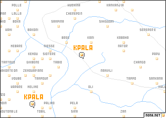 map of Kpala