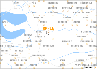 map of Kpalé