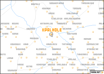 map of Kpalholé