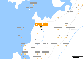 map of Kpalime