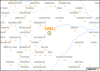 map of Kpali