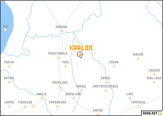 map of Kpalon