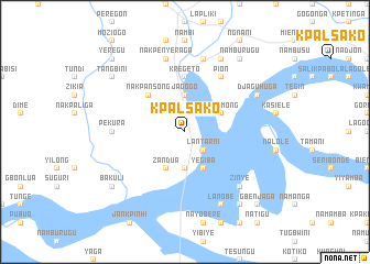 map of Kpalsako