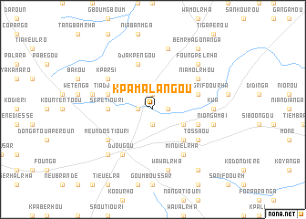 map of Kpamalangou