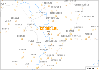 map of Kpampleu