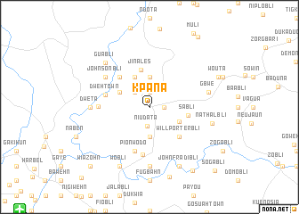 map of Kpana