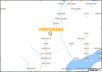 map of Kpanchedaw