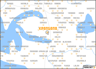 map of Kpandana