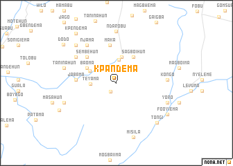 map of Kpandema