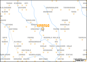 map of Kpando