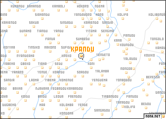 map of Kpandu