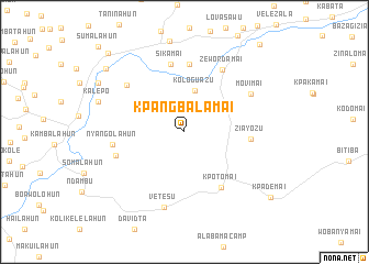 map of Kpangbalamai