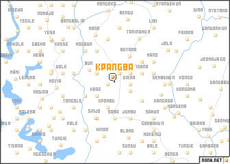 map of Kpangba