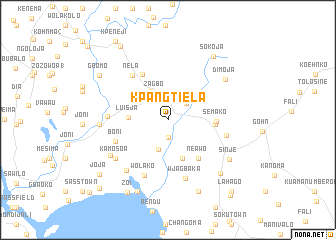 map of Kpangtiela