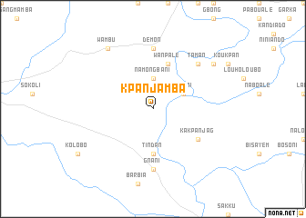 map of Kpanjamba