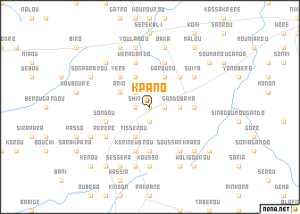 map of Kpano