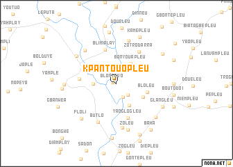 map of Kpantouopleu