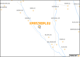 map of Kpanzaopleu