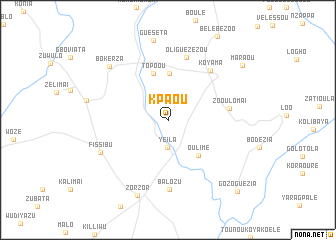 map of Kpaou