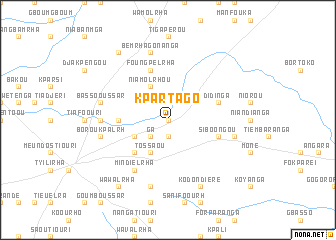 map of Kpartago