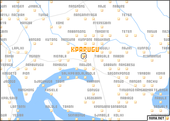 map of Kparugu