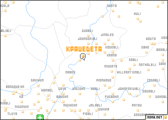 map of Kpauedeta