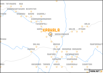 map of Kpawala