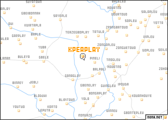 map of Kpeaplay