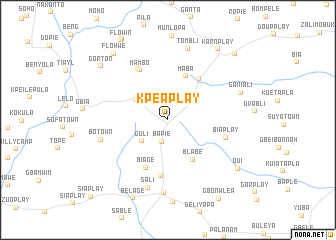 map of Kpeaplay