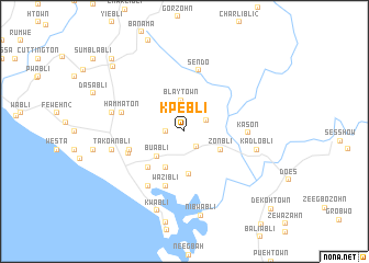 map of Kpebli