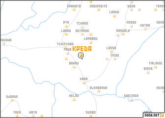 map of Kpéda