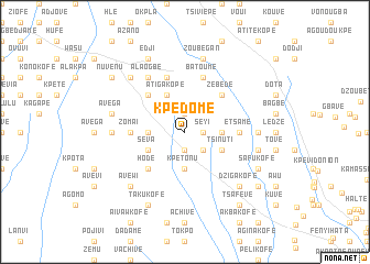 map of Kpedome