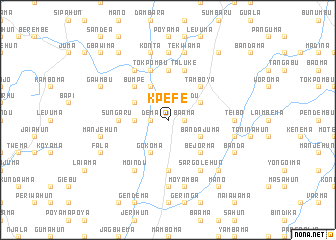 map of Kpefe