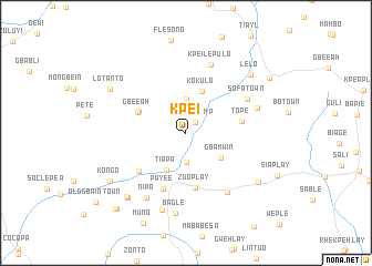 map of Kpei