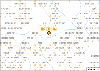 map of Kpékodji