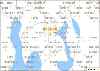 map of Kpekpo