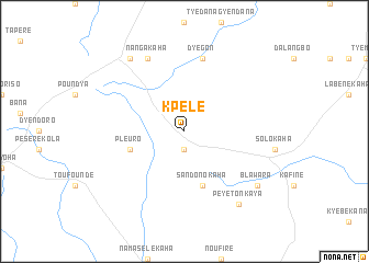 map of Kpélé