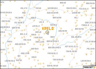 map of Kpelo