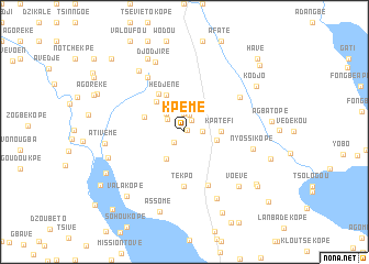 map of Kpémé