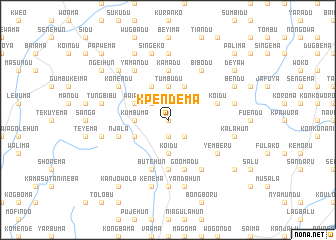 map of Kpendema