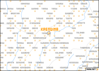 map of Kpendima