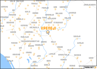 map of Kpeneji